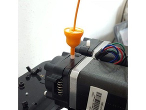2-en-1 accesorio de filtro polvo embudo + 1,75 mm filamentos titular Impresora 3d accesorios 175 el filamento la 3d print model - Mito3D
