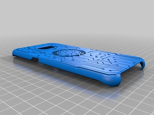 s7 borda sci fi caso A impressão 3d 3D print model - Mito3D