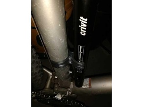 bicycle air pump holder sport & outdoors airpump bike 3d print model - Mito3D