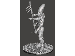 kasathas mele mystic starfinder people figure figurine miniature rpg 3d print model - Mito3D