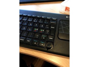 logitech k400r chave anexo partes o botão teclado sparepart 3d print model - Mito3D