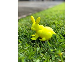 esponjoso de conejo a los animales 3d print model - Mito3D