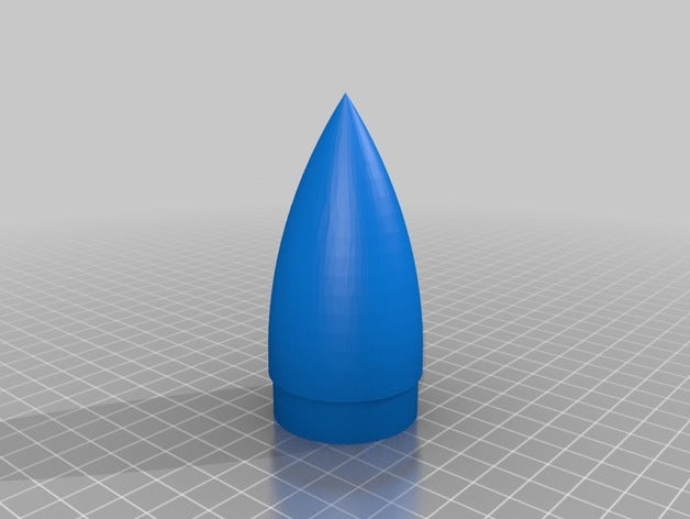 modular modelo de foguete cone nariz & acoplador combinação engenharia estes 3D print model - Mito3D