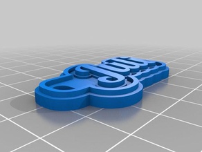 juli Schlüsselbund Schlüsselanhänger kundengebundene 3d print model - Mito3D