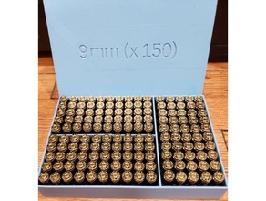 ammo box - 9mm x 150 3d print model - Mito3D