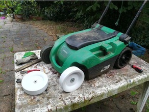 rueda de repuesto tienda descuento cortadora césped 180x50x10 rodamiento bolas al aire libre y jardín aldi cojinete la pieza 3d print model - Mito3D