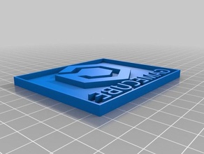 gamecube bollo di logo La stampa 3d 3d print model - Mito3D