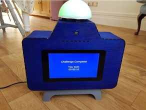 o botão jogos A impressão 3d bbc gameshow corte a laser réplica thebutton programa de tv 3d print model - Mito3D