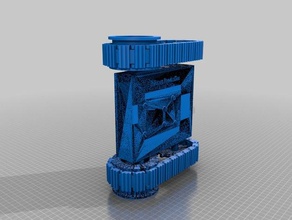 robot chain drive wheel robotics first 3d print model - Mito3D