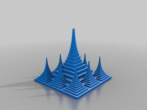 auto-semelhante edifícios e estruturas 3d print model - Mito3D