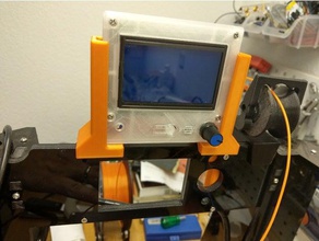 anet a6 holder reprapdiscount full lcd case 3d printer accessories 3d print model - Mito3D