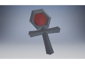 crash bandicoot time-trial relic original props ankh video game 3d print model - Mito3D