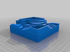 topografik pot açık ve bahçe kaktüs saksı tencere 3d print model - Mito3D