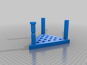 filament holder small hole desk 3d printer accessories 3d print model - Mito3D