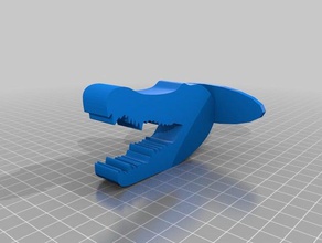 crocodile coat hook 3d printing 3d print model - Mito3D