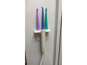 dental spa 2 pick holder bathroom dock pressure sink space tooth water 3d print model - Mito3D