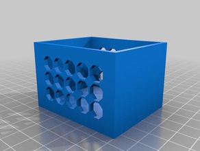 simple box tool holders & boxes storage 3d print model - Mito3D