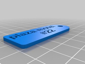 key-tag - Organisation kundengebundene 3d print model - Mito3D