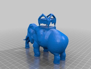 lucy elephant sculptures margate new jersey 3d print model - Mito3D