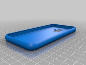phone cover samsung a8 no holes mobile customized 3d print model - Mito3D