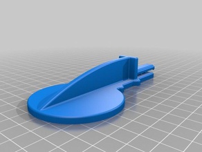 kutu fan ayak - büyük yuvarlak yedek parça whereswaldo 3d print model - Mito3D