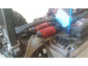 traxxas summit rear suspension brace mechanical toys 3d print model - Mito3D