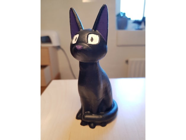 jiji immerso bambola arredamento gatto nero cat kikis consegna servic studio ghibli 3D print model - Mito3D