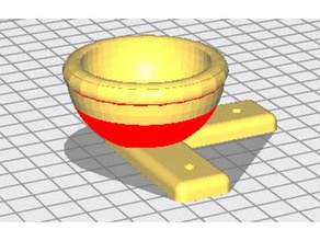 pelota de goma en los pies 45mm 2020 Impresora 3d las piezas 3d print model - Mito3D