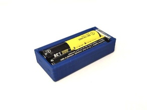 doble de energía la batería caja aaa ahora partes cuadro dual titular 3d print model - Mito3D