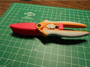 fiskars easy action micro-tip scissors guard diy 3d print model - Mito3D