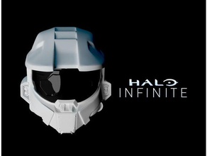 master chief halo infinite costume armour cosplay covenant games 6 helmet 3d print model - Mito3D