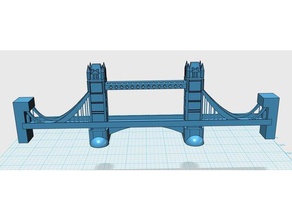 il tower bridge La stampa 3d 3d print model - Mito3D