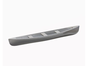 canoe h0 scale remix props 3dmodel model train trains terrain 3d print model - Mito3D