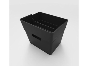 tesla model 3 center console trash storage bin automotive 3d print model - Mito3D