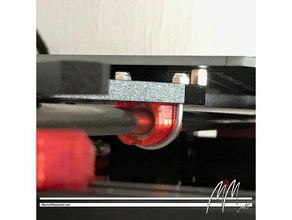 frittés roulements de l'axe y du support l'adaptateur prusa i3 mk2 2 L'imprimante 3d pièces roulement médaille bronze douille calme l'impression tranquille fritté y-axe 3d print model - Mito3D