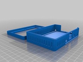 5'' hdmi rpi case pen holder gadgets 3d print model - Mito3D