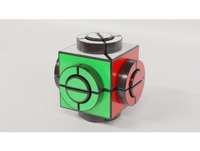 boob cubo di time machine v2 i puzzle rubiks cube la macchina del tempo twisty 3d print model - Mito3D