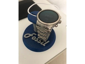 stand charge montre connect e fossil q mobile phone connecte redji 3d print model - Mito3D