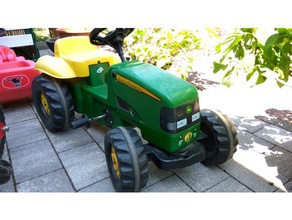 john deere tractor de juguete acoplamiento juegos y juguetes 3d print model - Mito3D