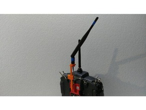 taranis antenna holder r9m module hobby mount detachable frsky x9d 3d print model - Mito3D