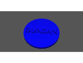 duncan 3d print model - Mito3D