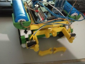 smars vorderen Ende begrenzen Anschluss in der Robotik modularen Roboter 3d print model - Mito3D