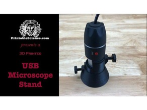 3d printed usb microscope stand tools comparator graticule magnify mount reticule 3d print model - Mito3D