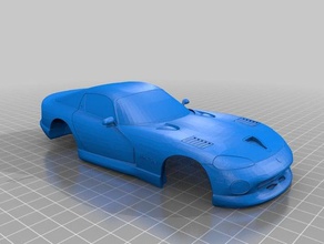 dodge viper openz v5a telaio hobby 3d print model - Mito3D