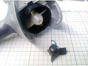 pala del ventilatore panasonic asciugacapelli eh5573 parti fan fanblades 3d print model - Mito3D
