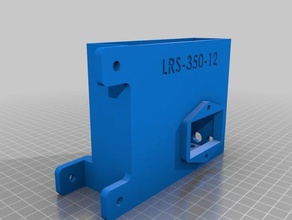 bloc d'alimentation de montage lrs-350-12 L'imprimante 3d pièces sur8 mise à niveau meanwell lrs 350 3d print model - Mito3D
