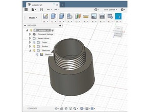 vacuum adapter small crevices hand tools 3d print model - Mito3D