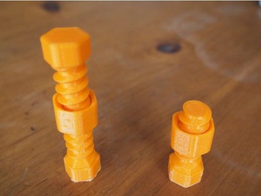 print place trapped nut toys & games fusion 360 3d print model - Mito3D