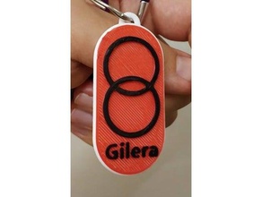 gilera keychain keychains 3d print model - Mito3D