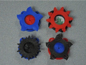 iris pingente jóias símbolo sagrado íris mecanismo colar 3d print model - Mito3D